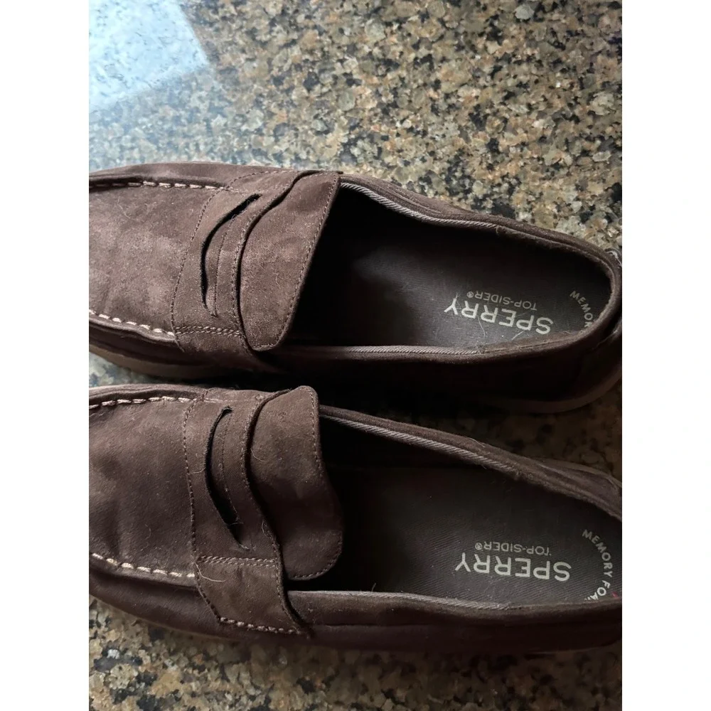 Sperry Top-Sider Capstan Boys Brown Penny Loafer Shoes SCK262040 Size 6.5M